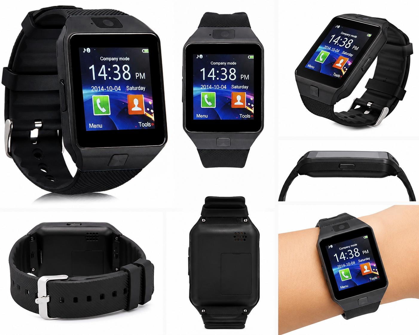 Q18 Smartwatch with Camera & Magnetic Charging – Standalone Phone & Fitness Tracker