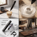 T2MAX 3-in-1 Rechargeable Milk Frother & Coffee Blender
