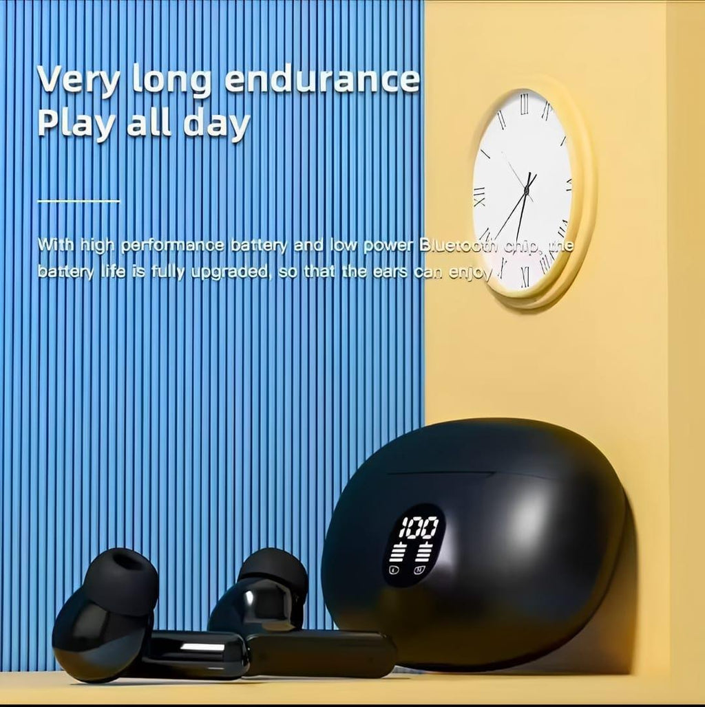 TWS Stereo Wireless Earbuds – Smart Sports Headphones with LED Battery Display
