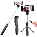 3-in-1 Bluetooth Selfie Stick Tripod – Extendable Monopod with Wireless Remote