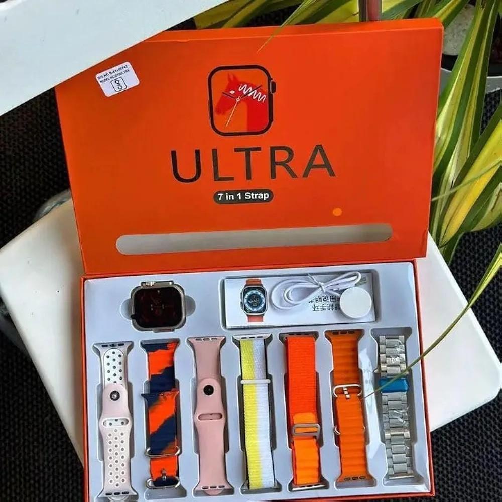 Ultra Smartwatch Display Combo Kit – 7 Interchangeable Straps Premium Edition