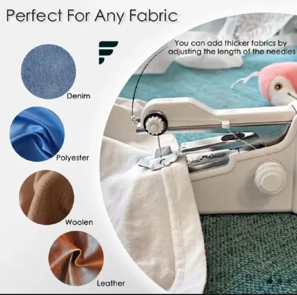 Handy Stitch Handheld Sewing Machine – Portable & Wireless Cordless Stitching Tool