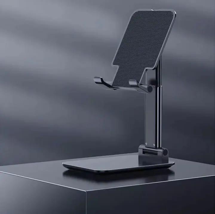 Universal Foldable Desktop Stand – Adjustable Holder for Phones & Tablets