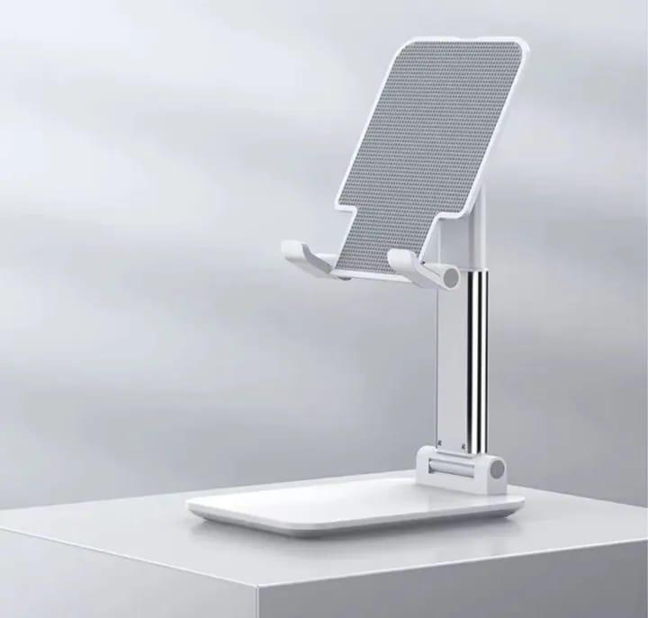 Universal Foldable Desktop Stand – Adjustable Holder for Phones & Tablets