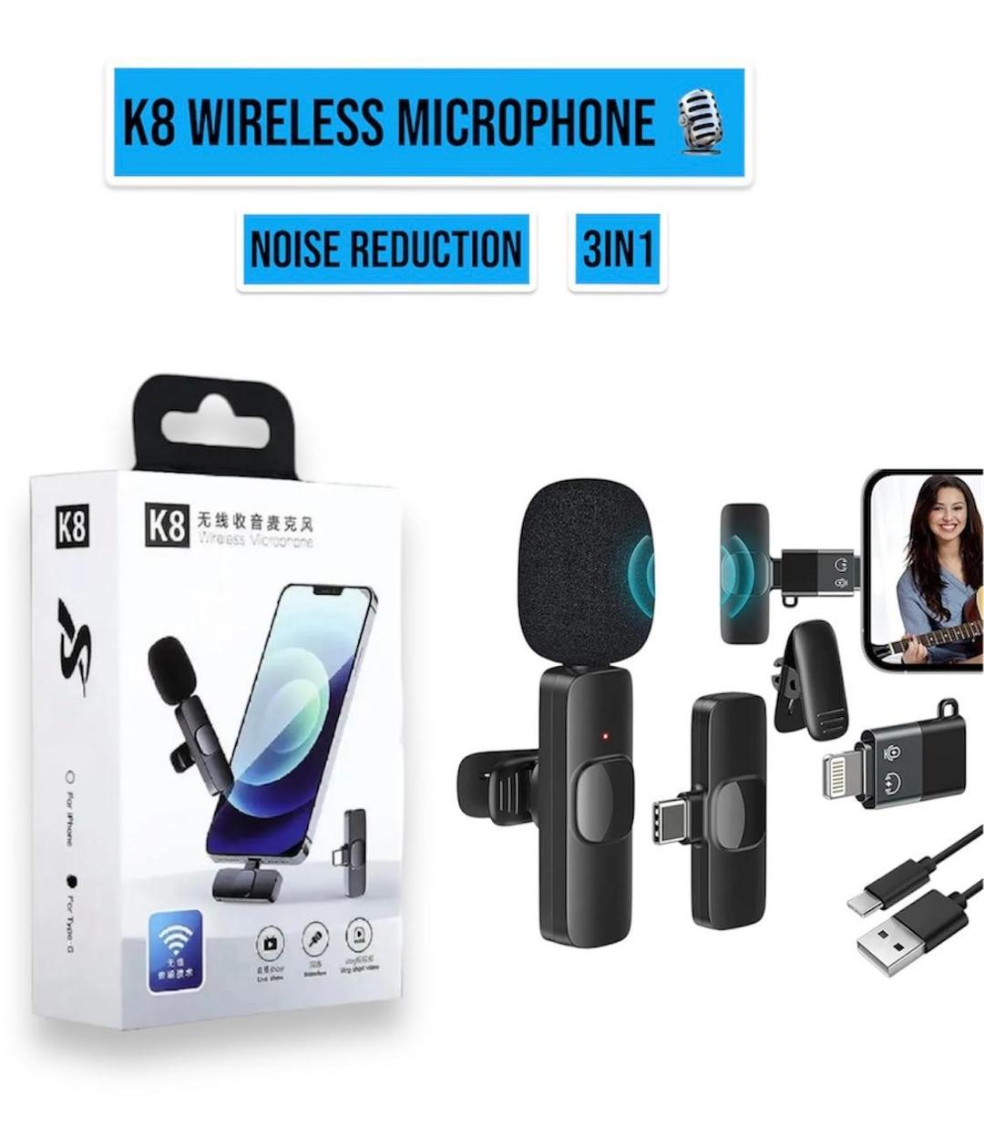 Wireless Lavalier Microphone Type-C – Plug & Play Lapel Mic for Live Streaming & Recording